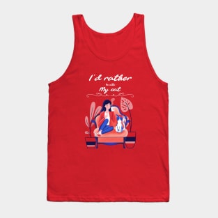 Sorry, I can't... I have plans with my cat Tank Top